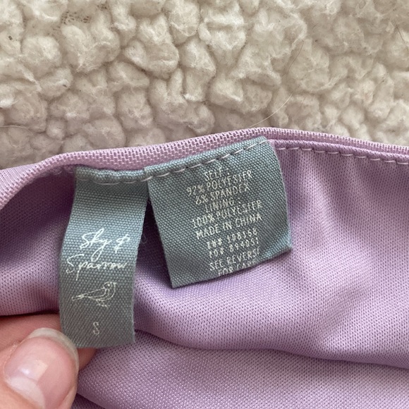 Lavender Side Cinched Mini Dress - Picture 4 of 5